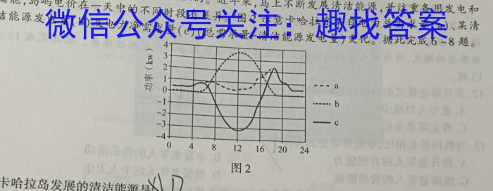 2022-2023学年湖南省高二考试5月联考(标识♡)地.理