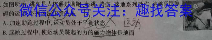 2023-2024衡水金卷先享题高三一轮周测卷新教材英语必修一Unit3周测(3).物理