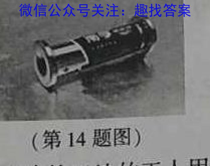 百校联赢·2023安徽名校大联考最后一卷l物理