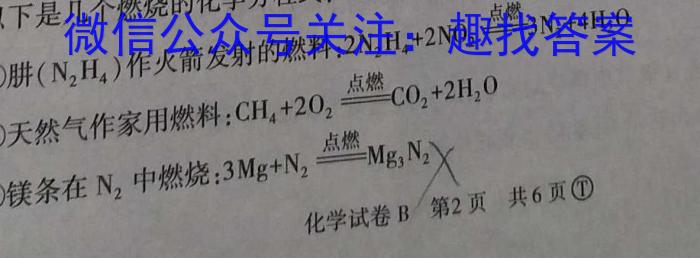 2023年河南大联考高三年级5月联考（5003C·HEN）化学