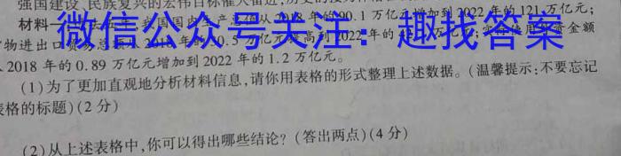 皖淮名校联盟2022~2023学年度第二学期高二联考(23-463B)地理.