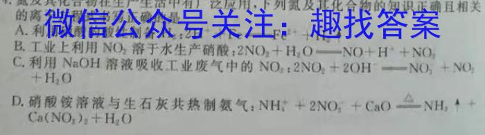 2023年陕西省九年级临考冲刺卷（B）化学