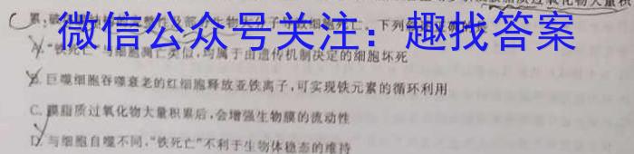 天一大联考 亳州市普通高中2023-2024学年度第一学期高三期末质量检测数学