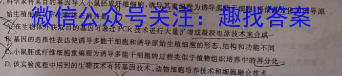 安师联盟2024年中考安心卷数学