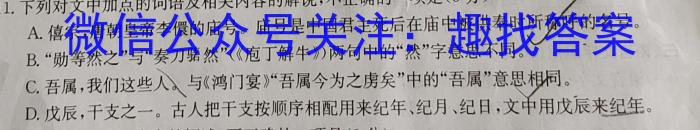 2023年四川省眉山市高中2024届第四学期期末教学质量检测语文