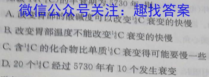 咸宁市2022-2023学年度下学期高二年级高中期末考试z物理