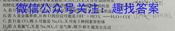 江西省2023年高二质量检测联合调考（23-504B）化学