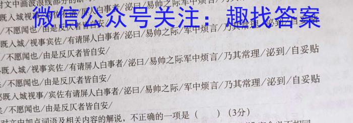 安徽省六安市金寨县2022-2023学年度七年级第二学期期末质量监测语文