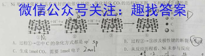 2023届陕西省九年级教学质量检测(△)化学