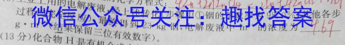 2023年陕西省初中学业水平考试冲刺卷（F）化学