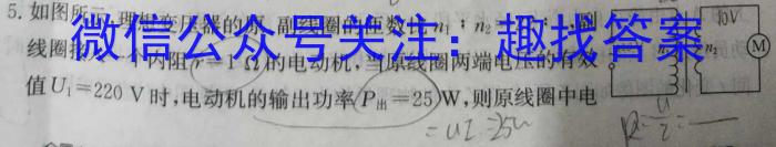 文博志鸿 2023年河北省初中毕业生升学文化课模拟考试(押题卷)l物理