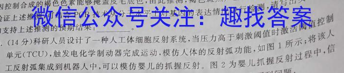 江西省2023年初中学业水平考试冲刺练习(一)1数学