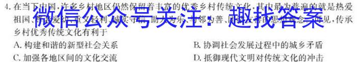 2022-2023学年安徽省九年级教学质量监测（八）历史