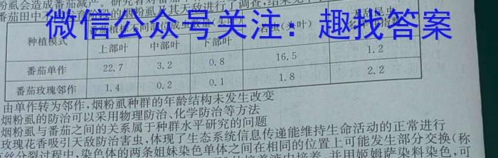 2024年河南省中考冲刺卷(二)数学