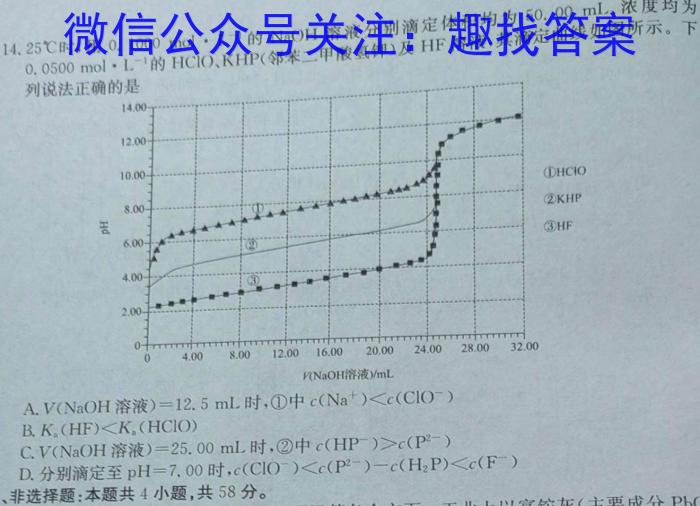 卓育云·2022-2023中考学科素养自主测评卷(八)化学