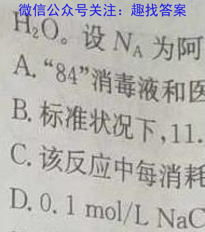 2023年邵阳市第二中学高三年级下学期高考全真模拟考试化学