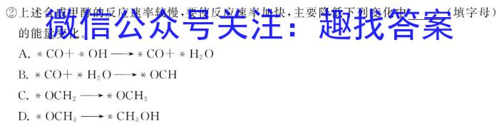 炎德英才大联考 长郡中学2023届模拟试卷(二)化学