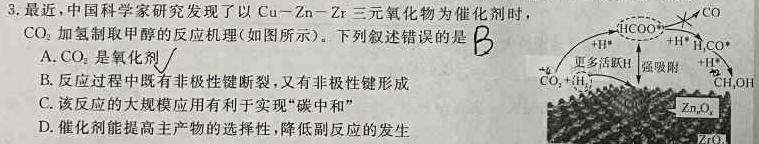 广东省2023年普通高等学校招生全国统一考试全真模拟试卷(5月)化学