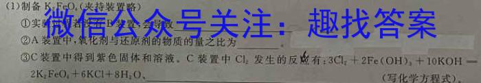 2023年陕西省初中学业水平考试信息卷(A)化学