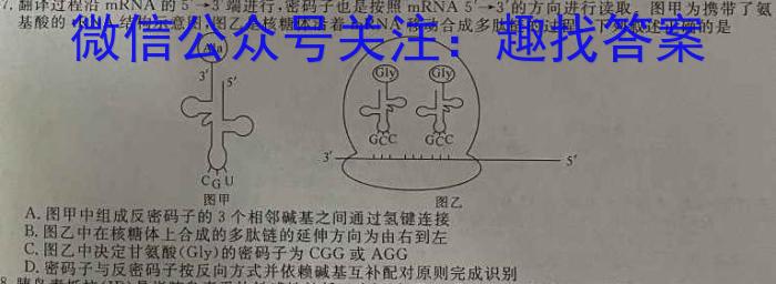 云南省陆良县2024~2023学年下学期高一期末考试(23-535A)数学