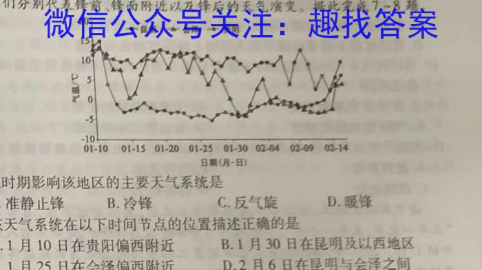 山东省2023年普通高等学校招生全国统一考试测评试题(六)q地理