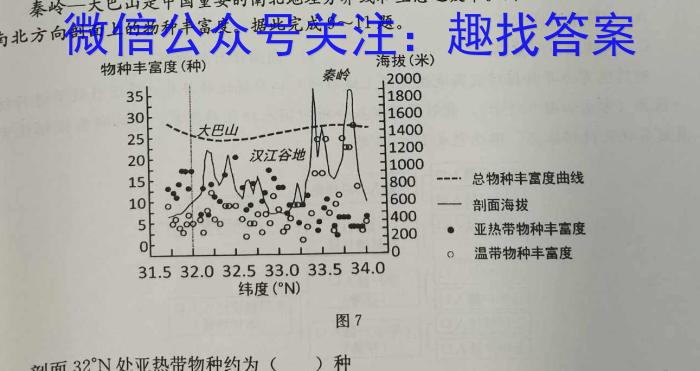 辽宁省名校联盟2022-2023学年高一下学期6月联合考试地.理