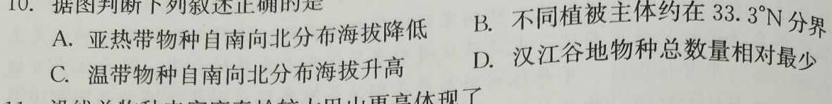 2023年新教材老高考地区普通高等学校招生全国统一考试(七).地理