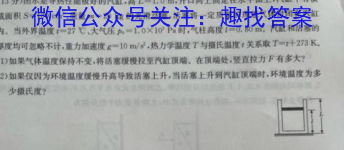 楚雄州中小学2022~2023学年高中二年级下学期期末教育学业质量监测(23-515B)物理`