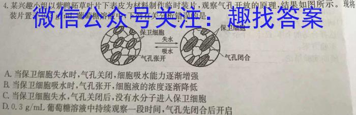 2024届高三先知冲刺猜想卷(三)3数学