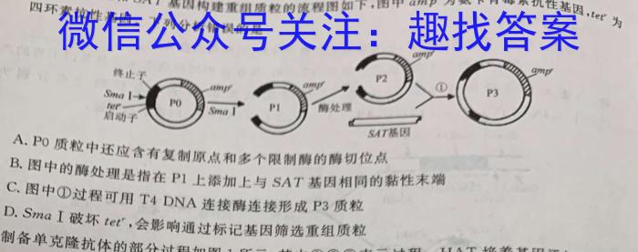 2023年陕西省初中学业水平考试信息卷(C)生物