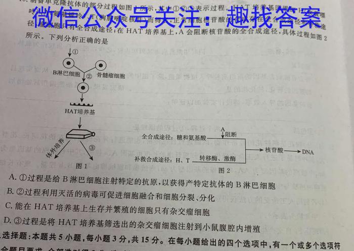 2023年“万友”中考定准卷文理 数学