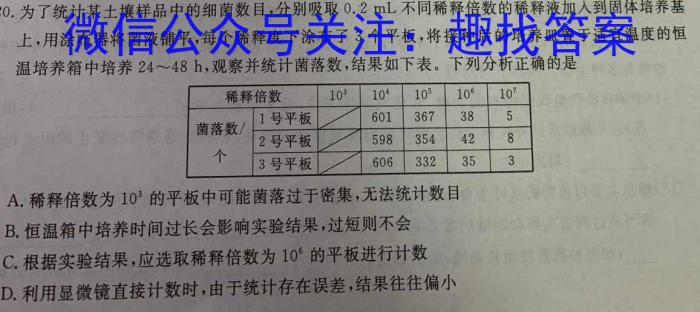 成都七中高2024届高三零诊模拟考试数学