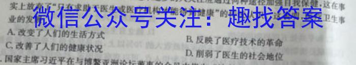 益卷 陕西省2024~2023学年度八年级第二学期期末检测历史