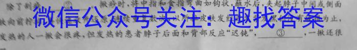 衡水金卷 2022-2023学年度下学期高二年级三调考试(新教材·月考卷)语文