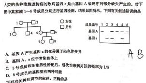 2023年中考导向预测信息试卷(临门A卷)生物