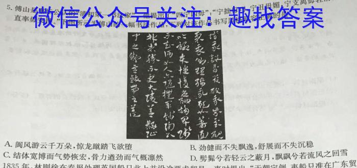2023届南宁市第二中学考前模拟大演练历史试卷