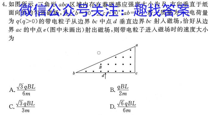 2023届高三5月联考(5003C)物理`