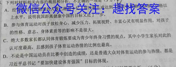 2023年陕西省初中学业水平考试信息卷(B)语文