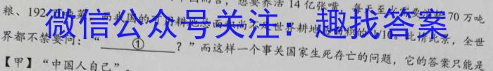 1号卷·2023年A10联盟高一年级(2022级)下学期期末考试语文