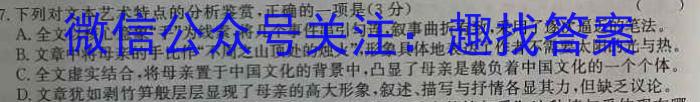 安徽省六安市金寨县2022-2023学年度八年级第二学期期末质量监测语文