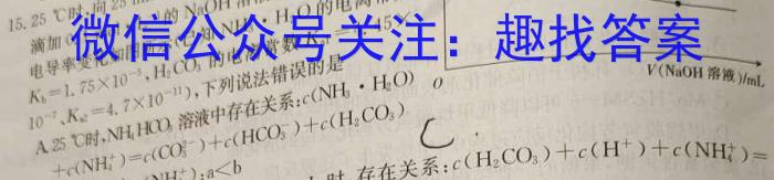 2023年陕西省初中学业水平考试全真模拟押题卷(二)化学