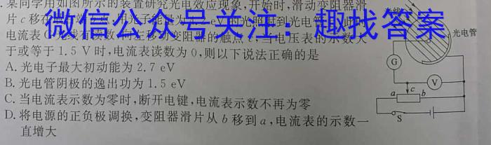 2023届先知冲刺猜想卷·新教材(五)f物理