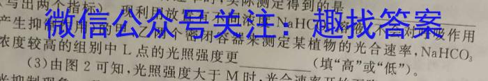 2023-2024衡水金卷先享题高三一轮复习单元检测卷/生物（新高考苏教版）3光合作用和细胞呼吸数学