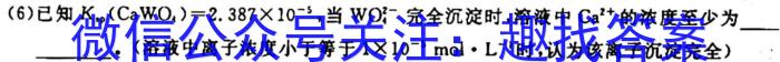 万友2022-2023学年下学期2023年中考定准卷化学