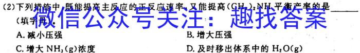 2023年陕西省初中学业水平考试全真模拟押题卷(一)化学