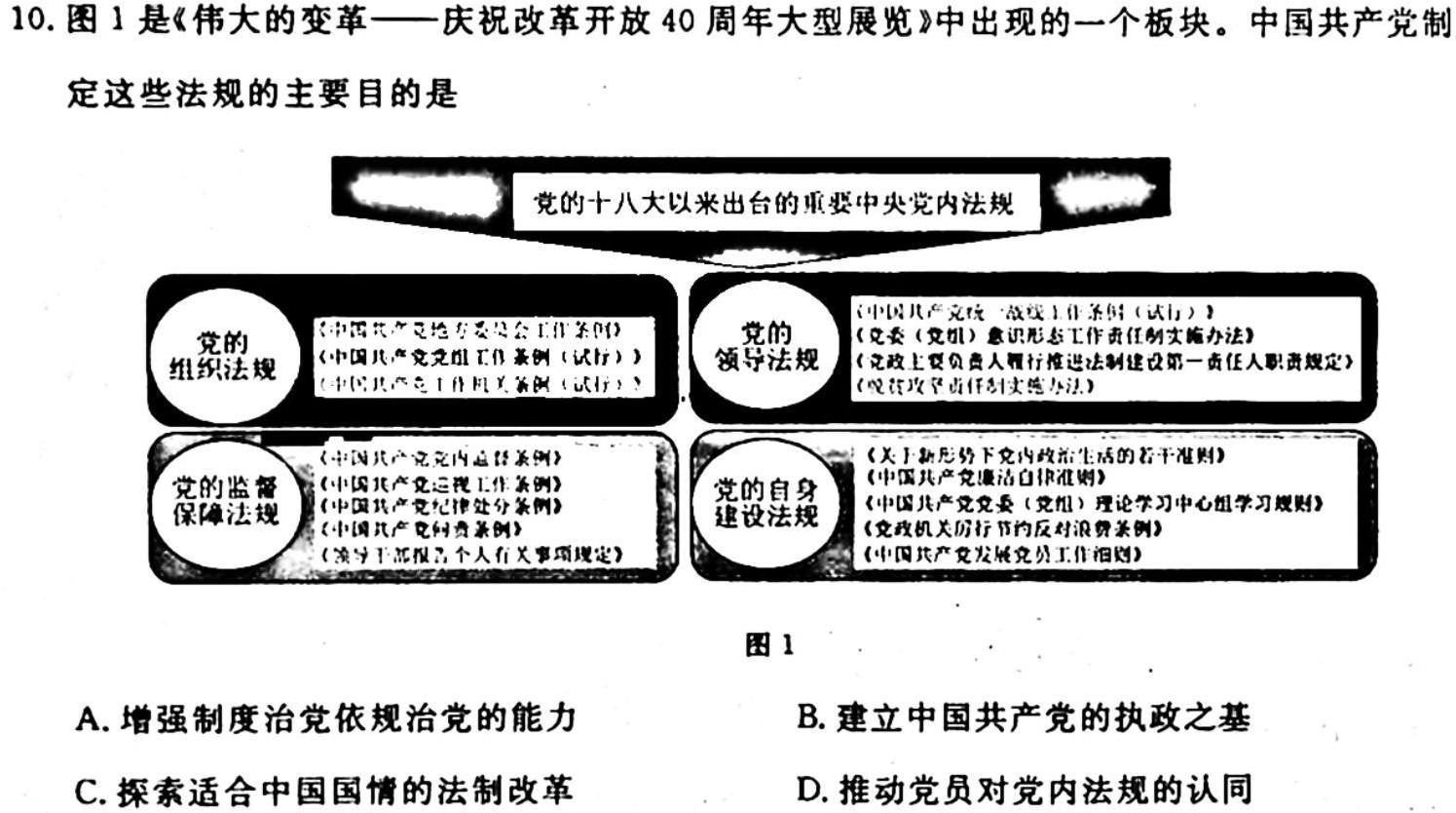 百师联盟2023届高三二轮复习联考(三)新高考卷历史