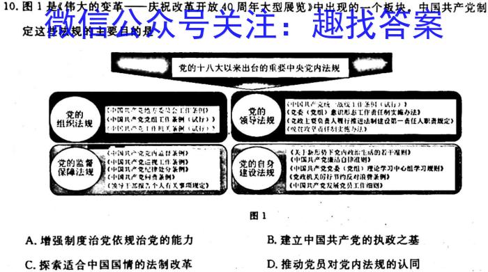 炎德英才大联考 湖南师大附中2023届模拟试卷(三)历史