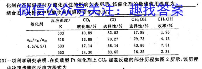 山西省2024~2023学年度七年级阶段评估(G) R-PGZX E SHX(七)化学