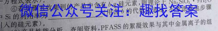 2023年陕西省初中学业水平考试模拟试题化学