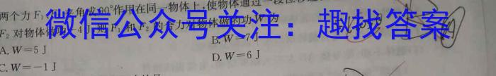 衡中同卷 2022-2023学年度下学期高三年级一模考试物理`